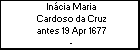 Inácia Maria Cardoso da Cruz