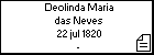 Deolinda Maria das Neves